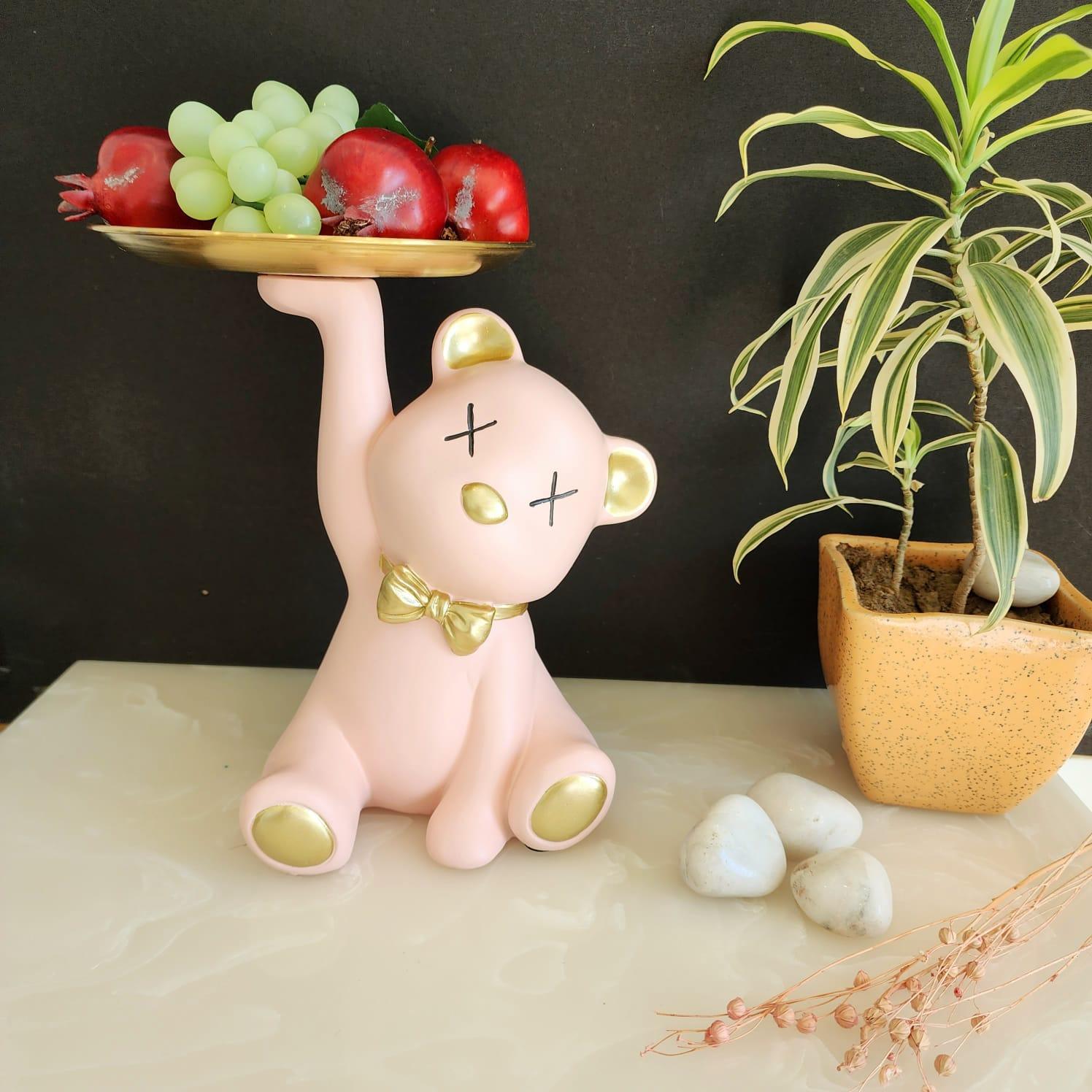 Relaxation Retreat Teddy Bear Tray Stand