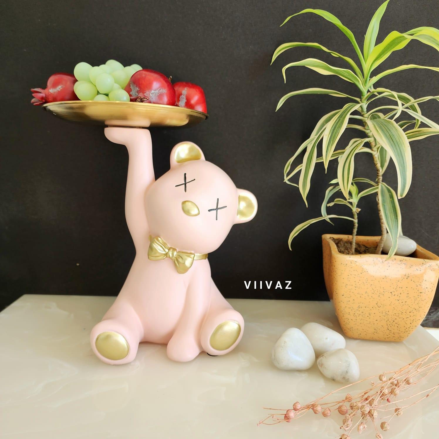 Relaxation Retreat Teddy Bear Tray Stand