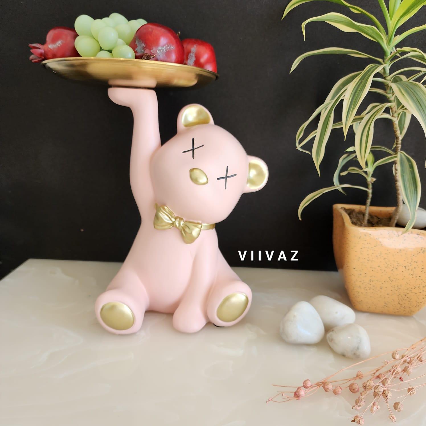 Relaxation Retreat Teddy Bear Tray Stand