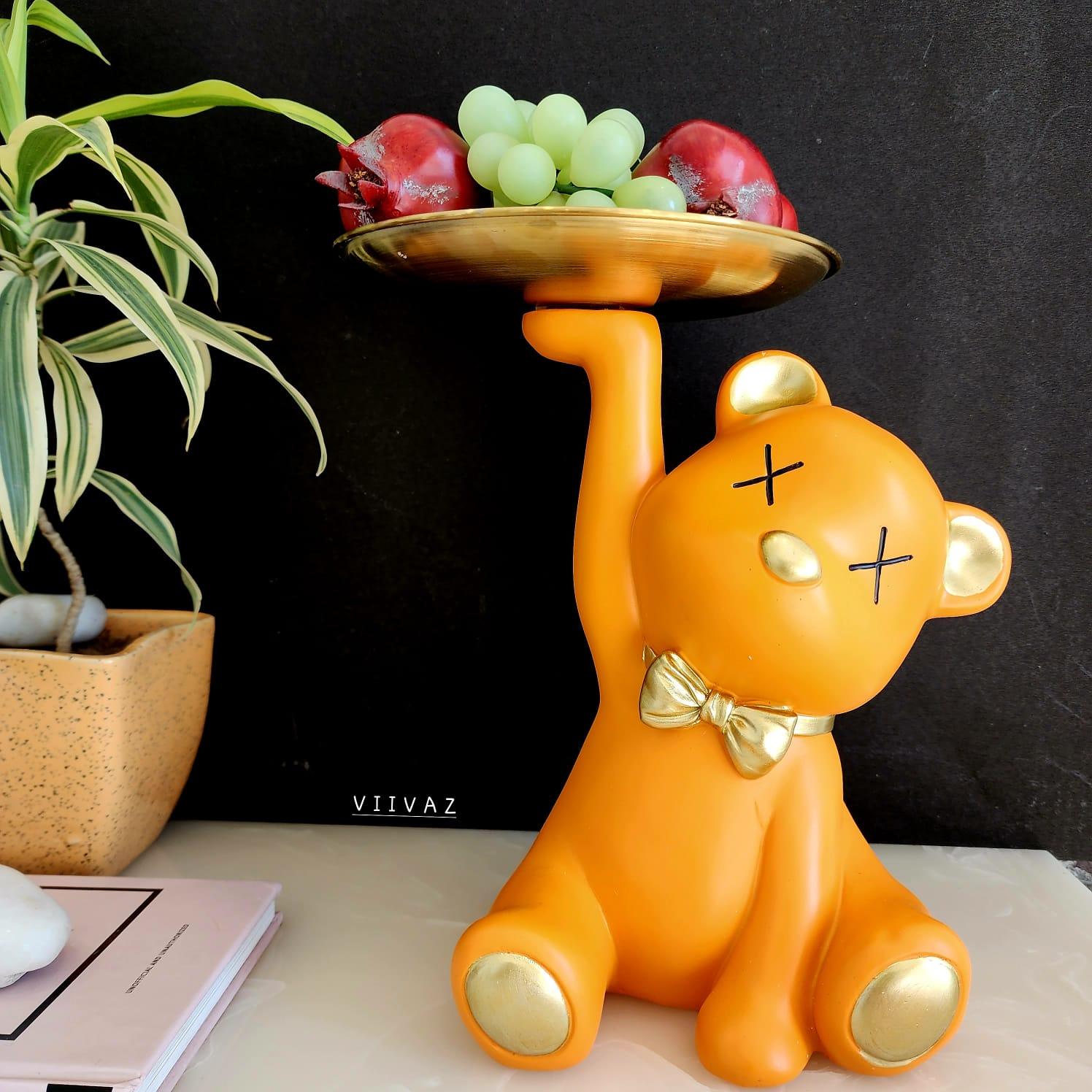 Relaxation Retreat Teddy Bear Tray Stand
