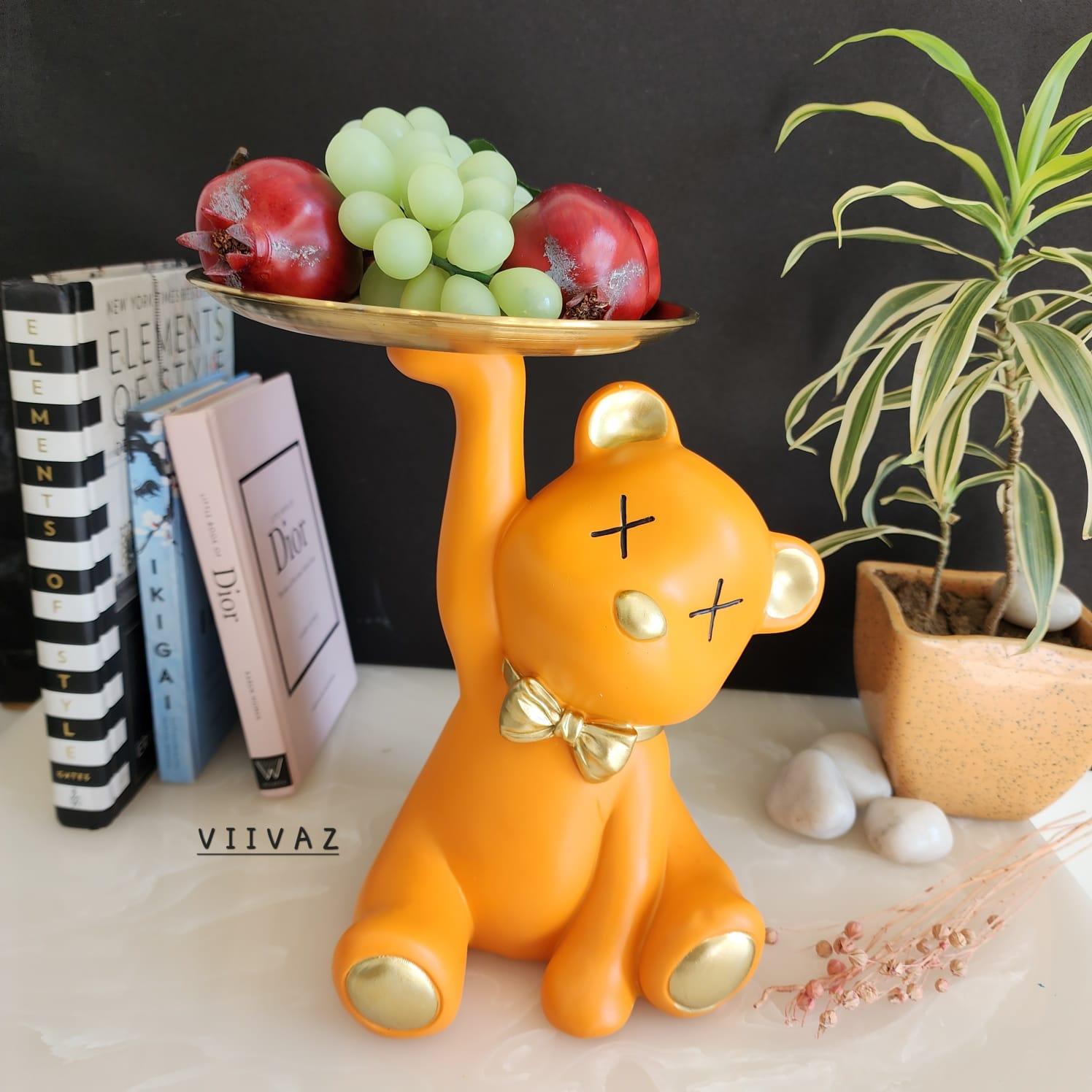 Relaxation Retreat Teddy Bear Tray Stand