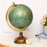 Morocco Laminated Bluish Green Globe-VIIVAZ