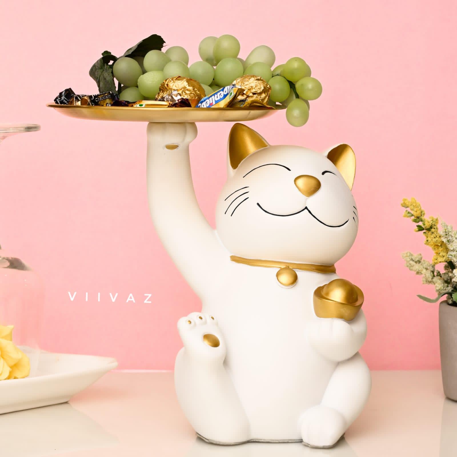 Lucky Cat Tray Holder-VIIVAZ