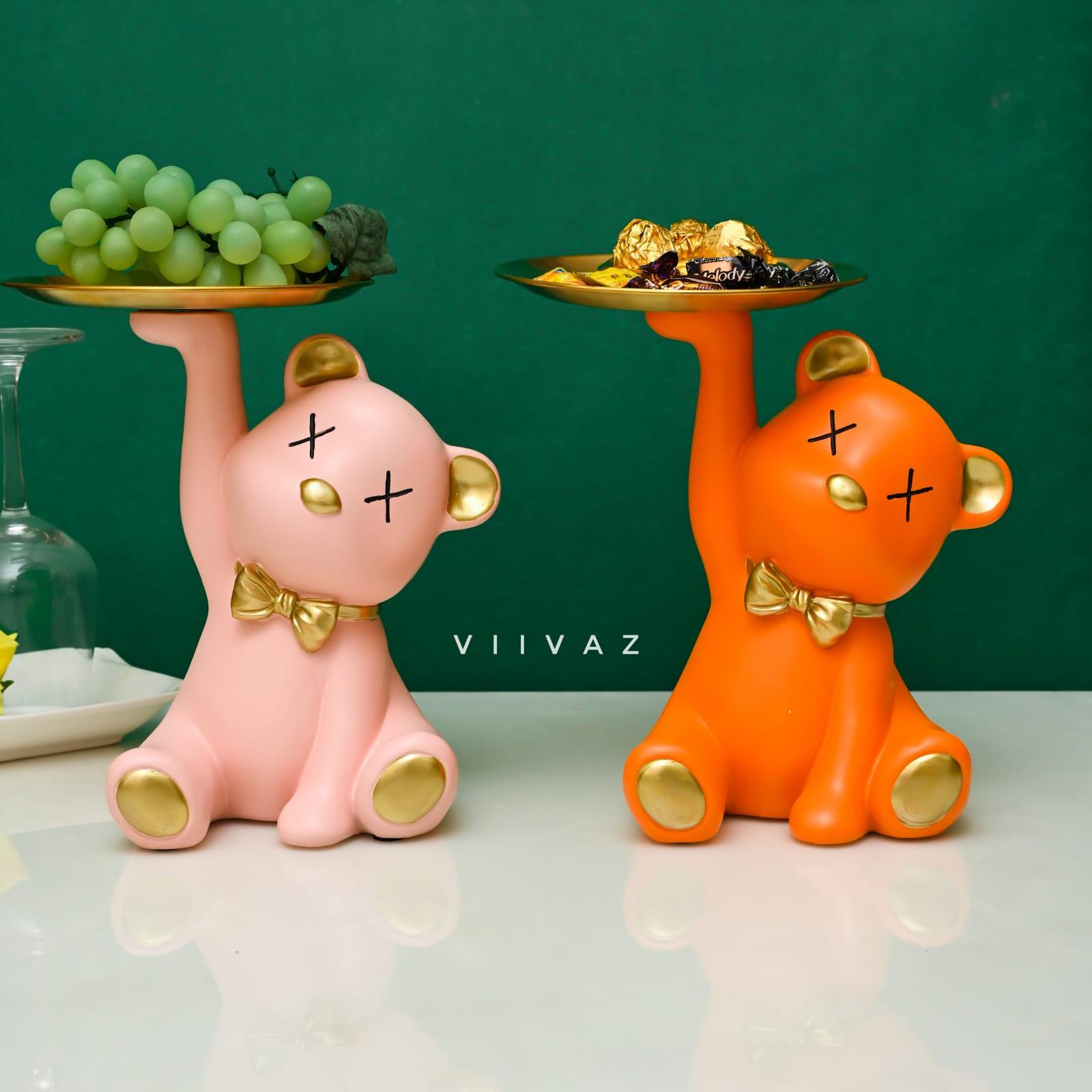 Relaxation Retreat Teddy Bear Tray Stand