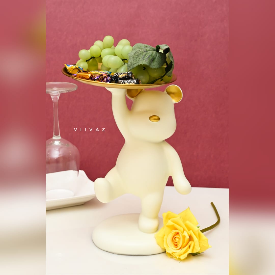 Teddy Bear Butler Tray Holder