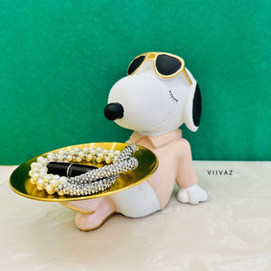 Relaxing Puppy Tray Holder