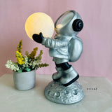 Headphone Astronaut Holding Moon