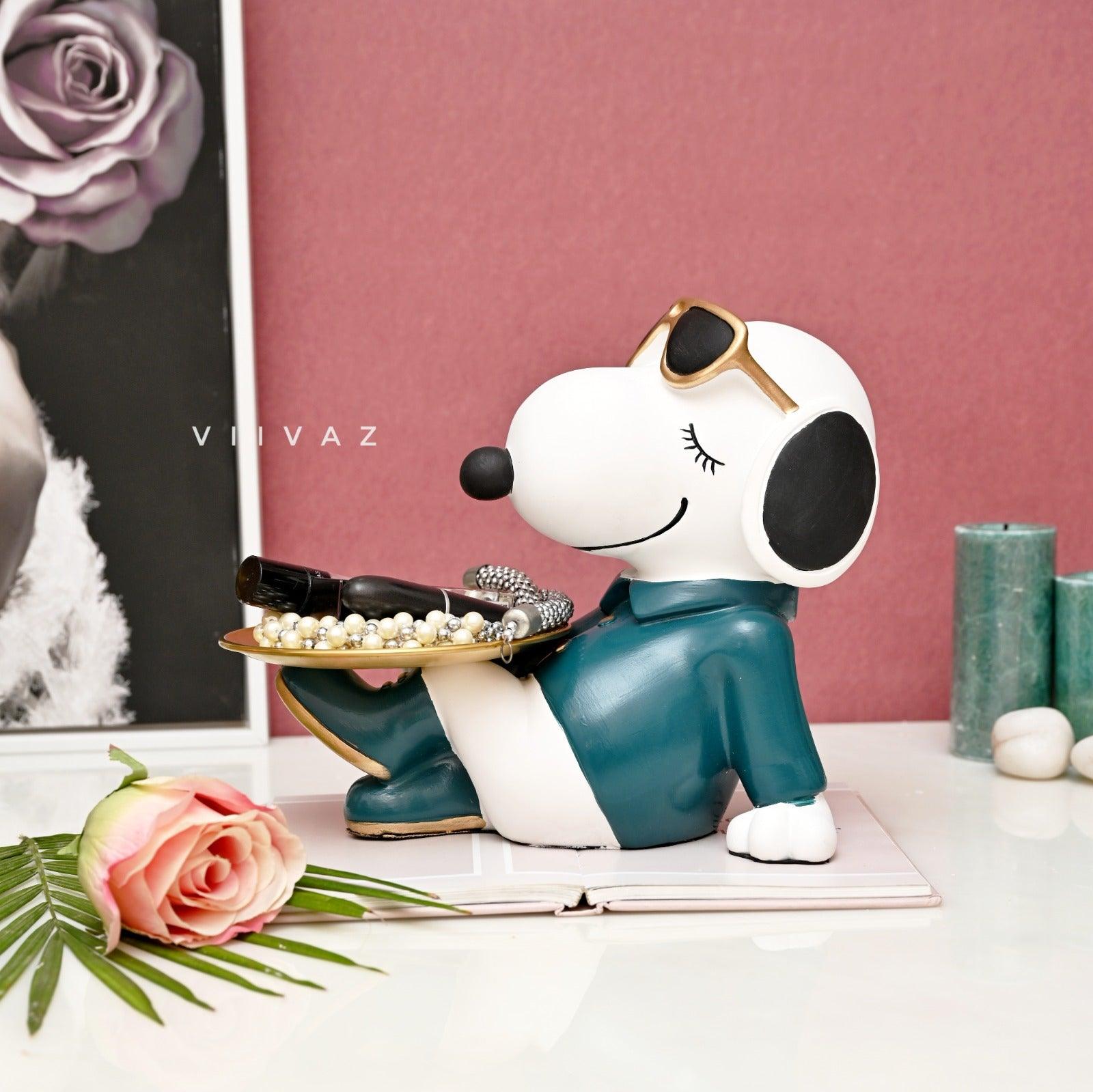 Relaxing Puppy Tray Holder