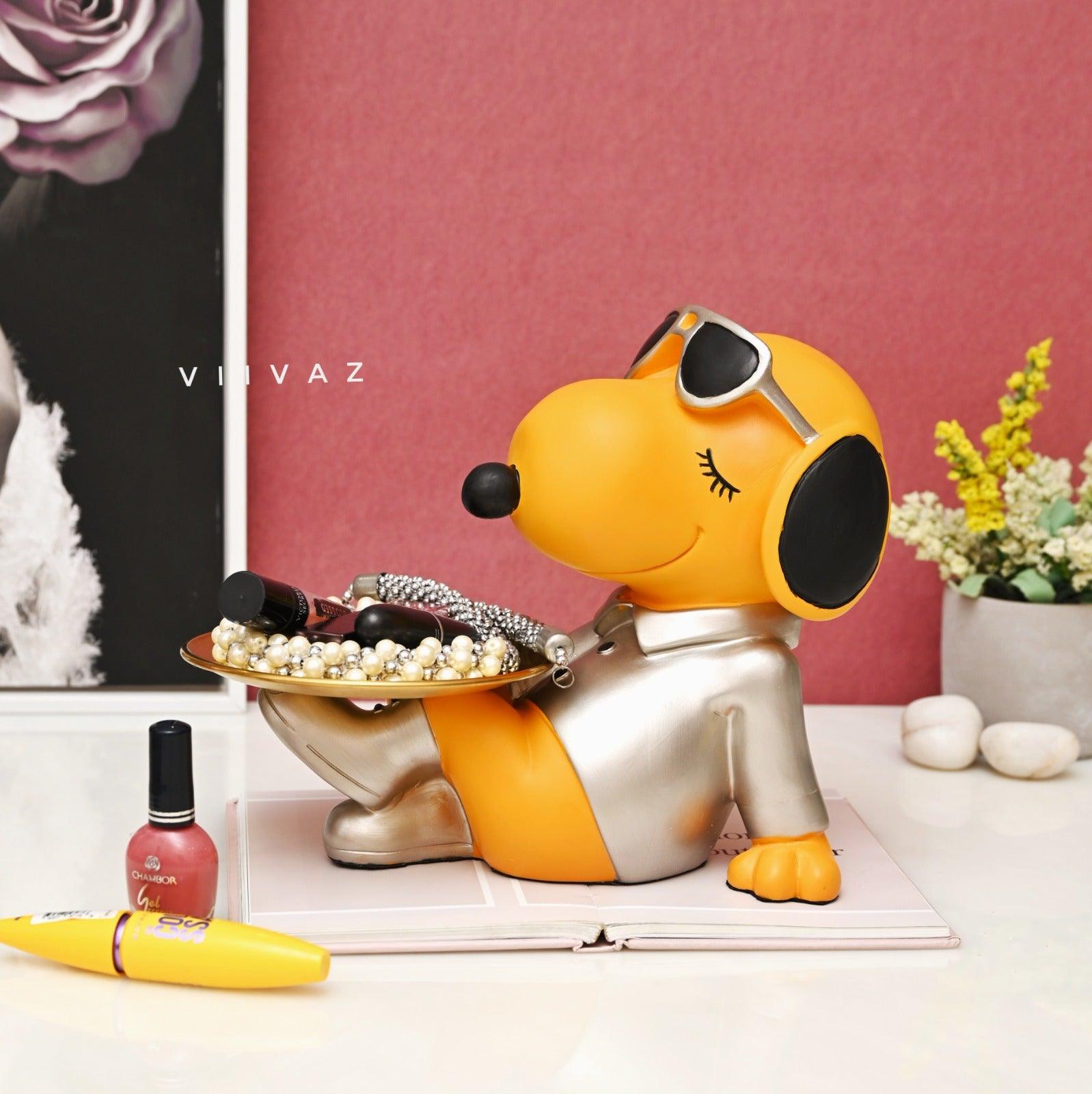 Relaxing Puppy Tray Holder