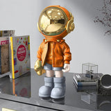 Winter Spaceman Astronaut Statues