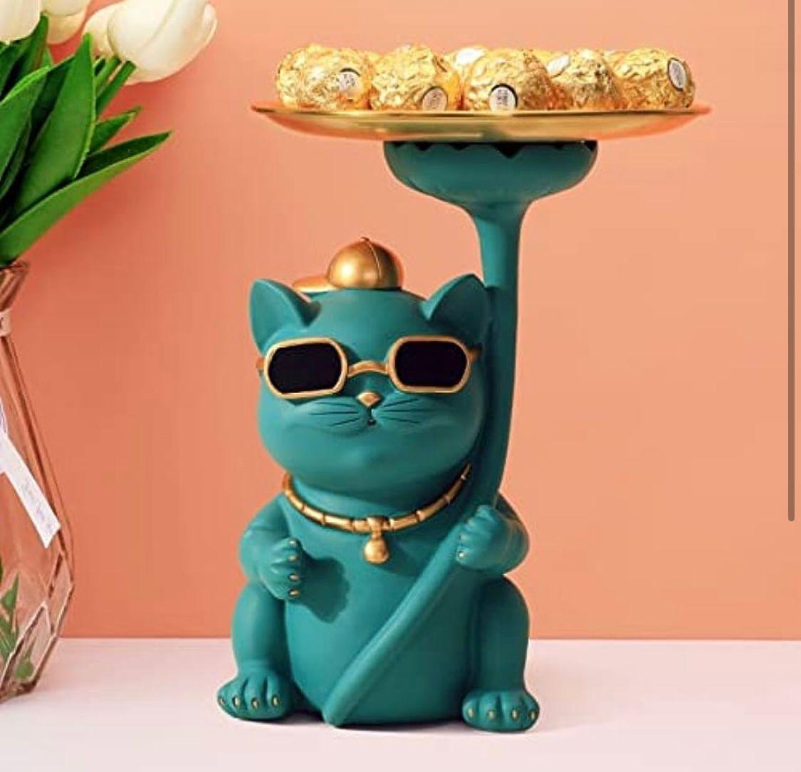 Ms Kitty Figurine Serving Tray