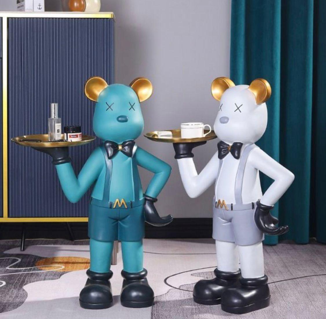 Mr Kaws Teddy with Tray