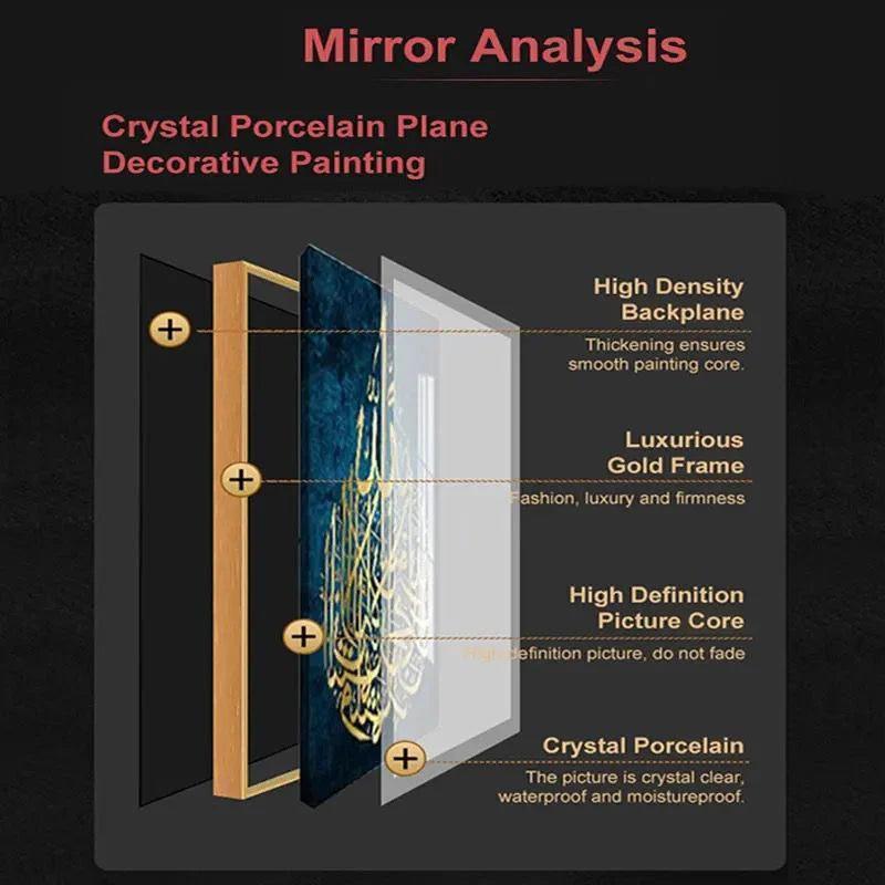 Modern Crystal Painting Set of 2 Style 1
