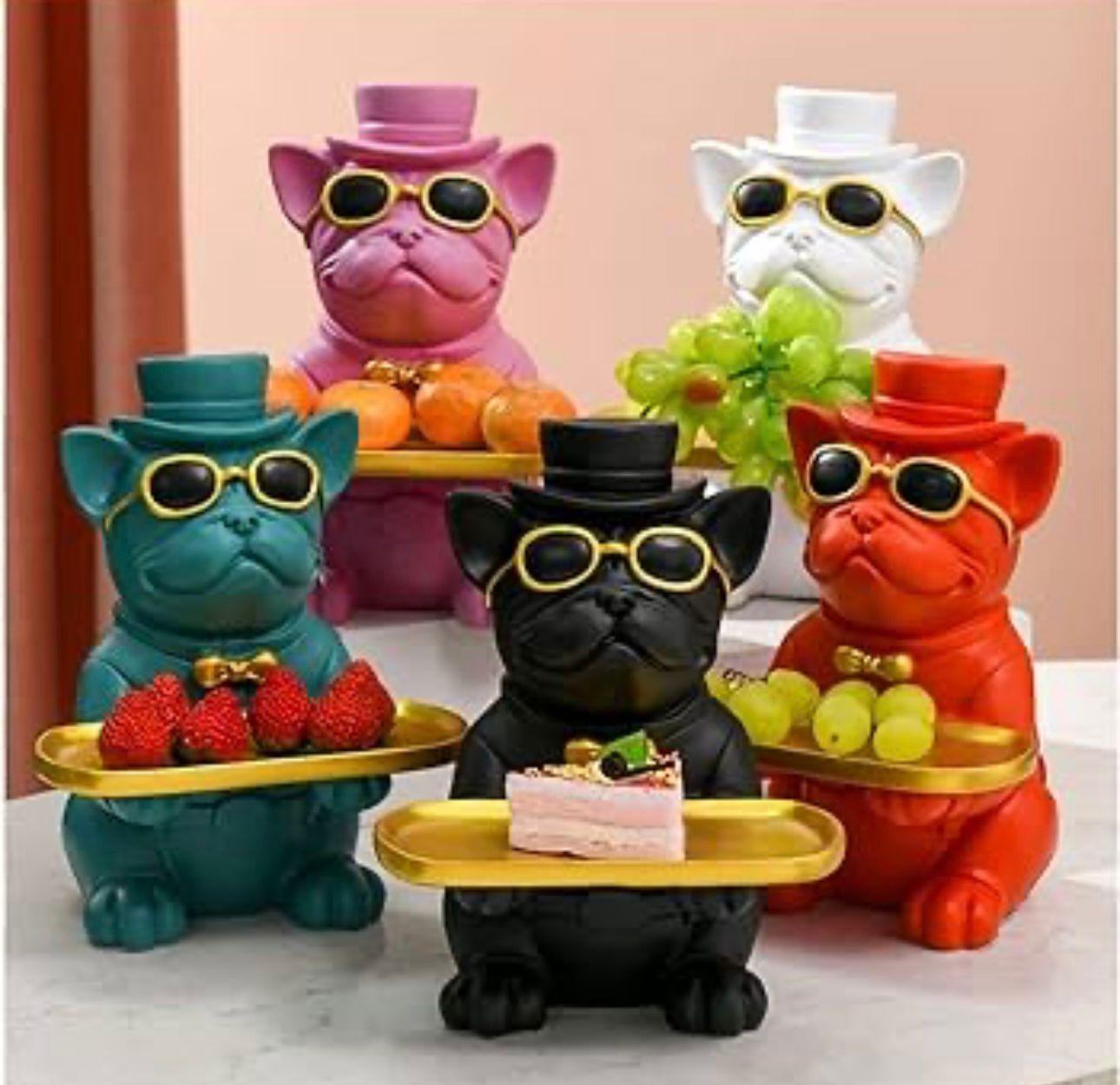 Quirky French Bulldog Tray Holder