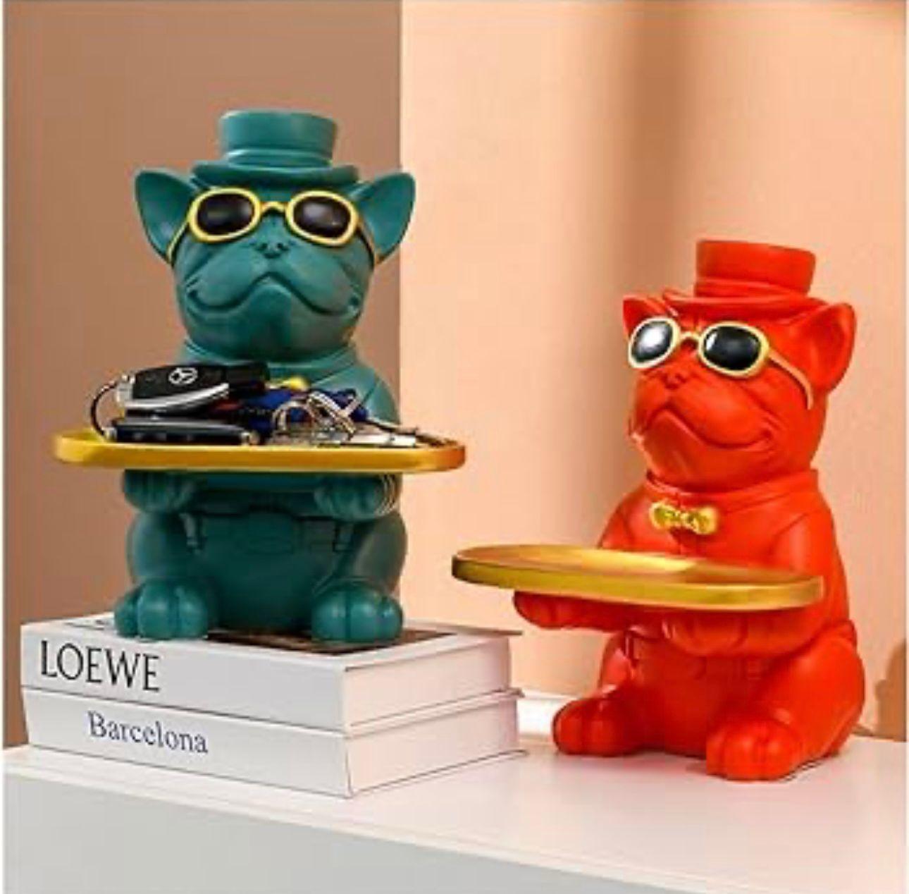 Quirky French Bulldog Tray Holder