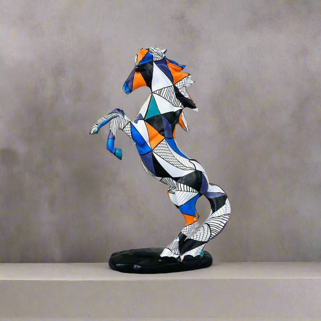 Running Abstract Horse Figurine
