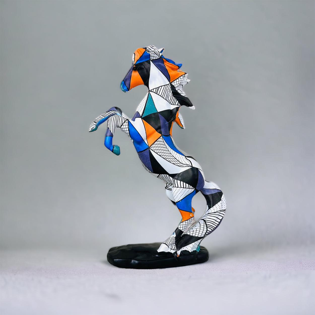Running Abstract Horse Figurine