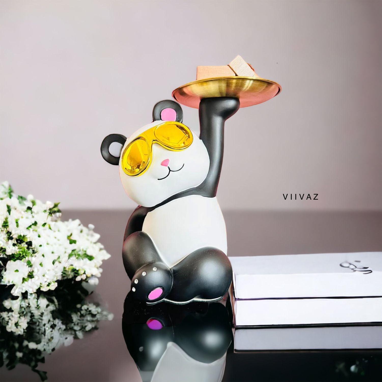Stylish Panda Tray Holder