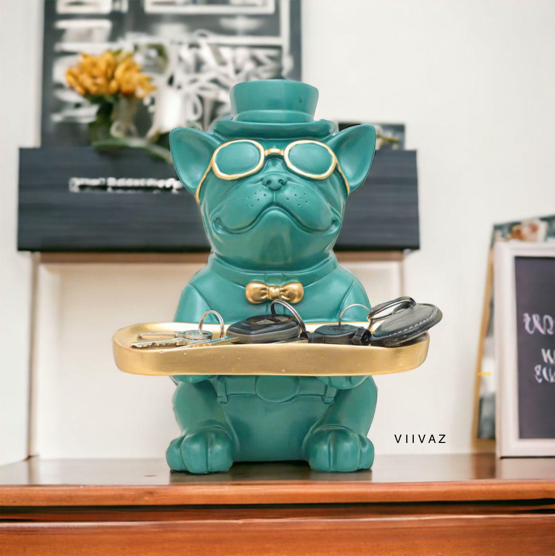 Quirky French Bulldog Tray Holder