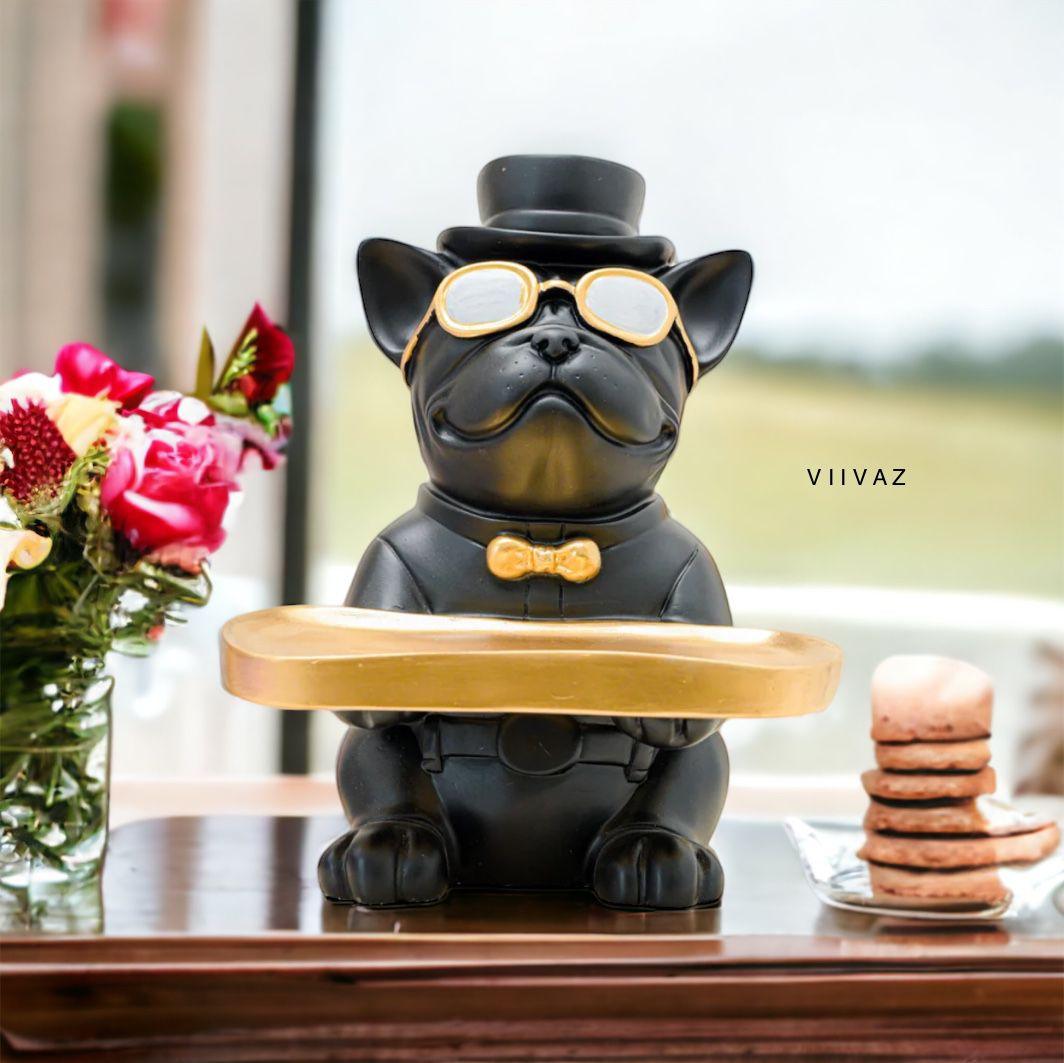 Quirky French Bulldog Tray Holder