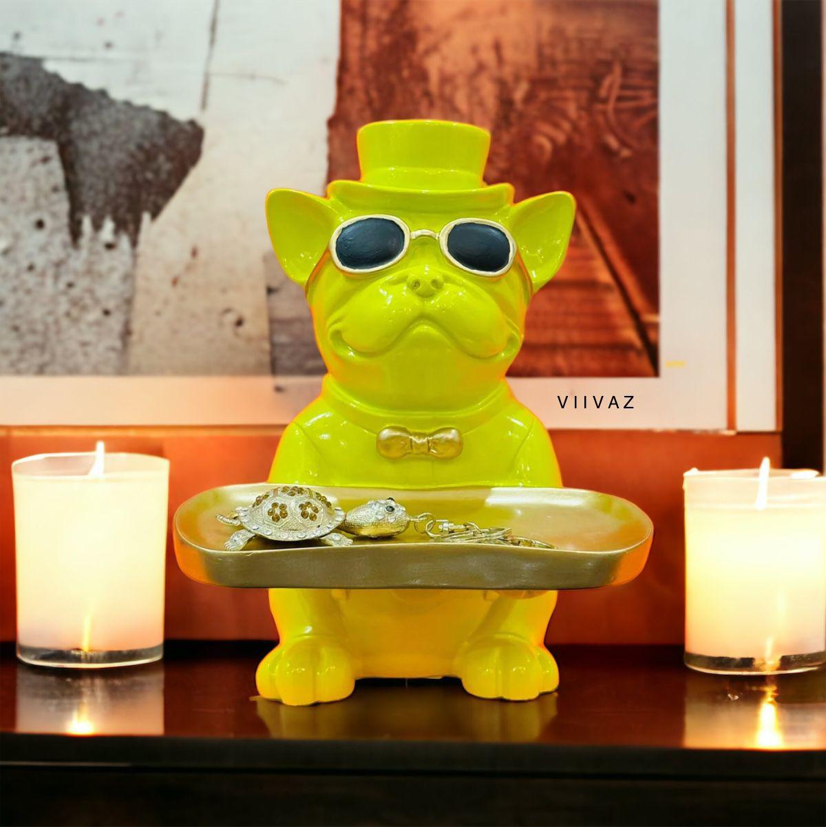 Quirky French Bulldog Tray Holder