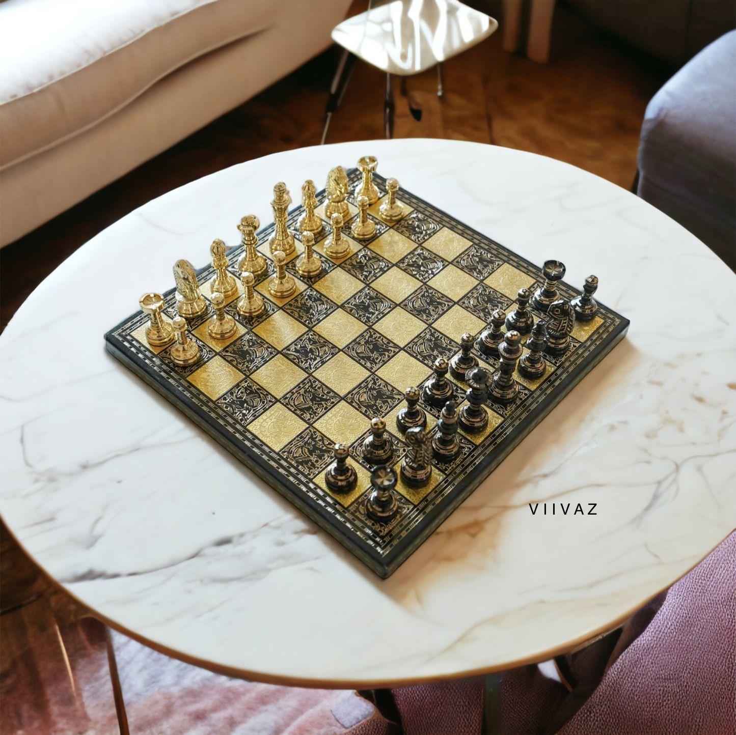 Luxury Brass Chess