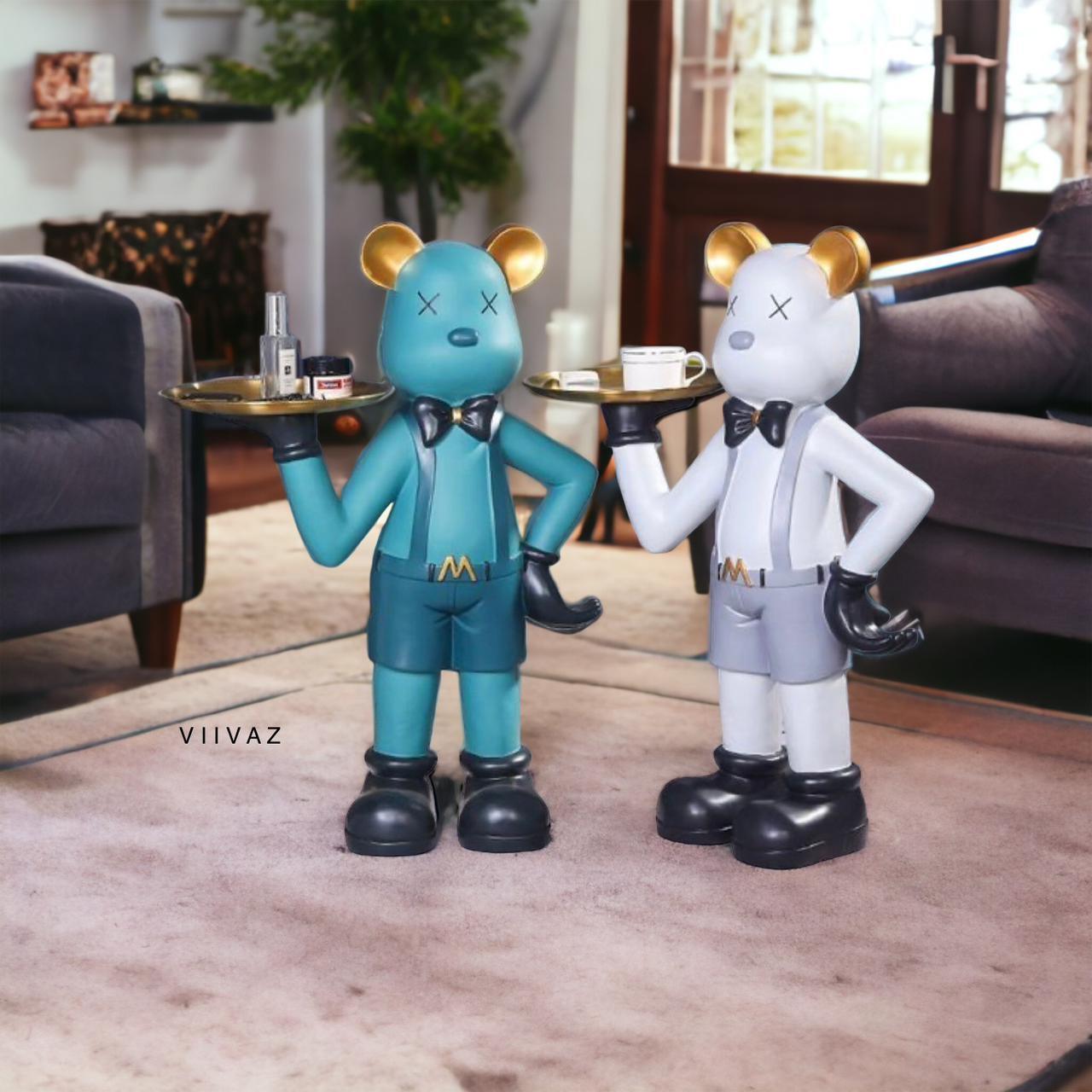 Mr Kaws Teddy with Tray