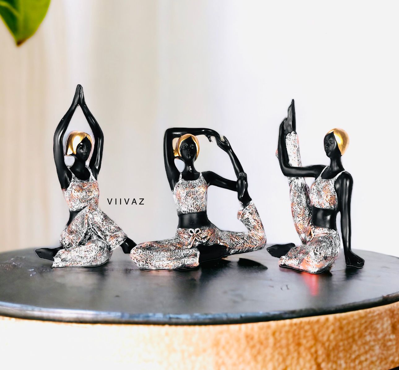 Yoga Figurine Sculpture - Set of 3