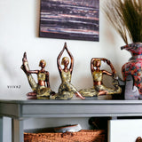 Yoga Figurine Sculpture - Set of 3