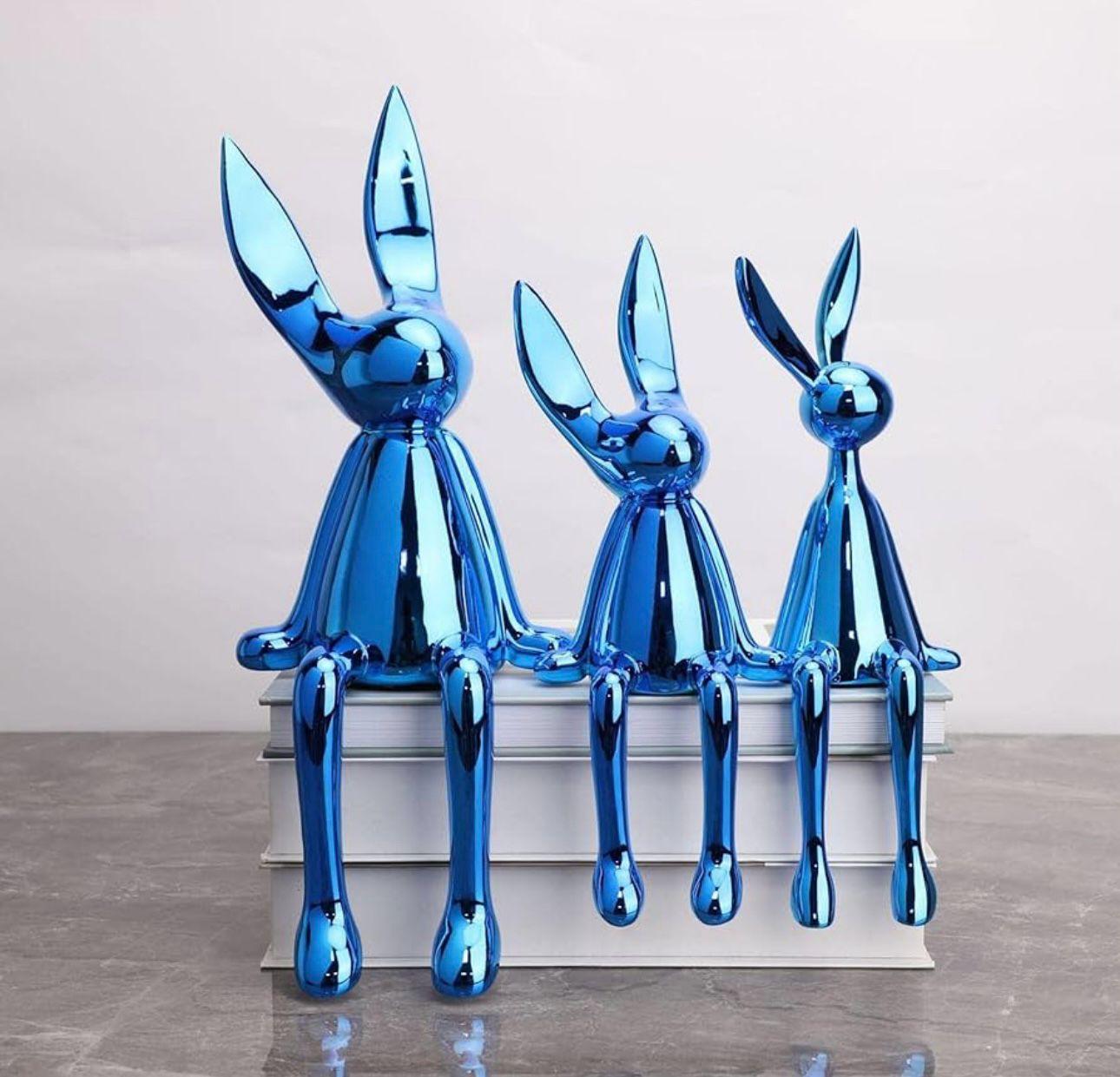 Electroplated Persian Bunny Relaxing