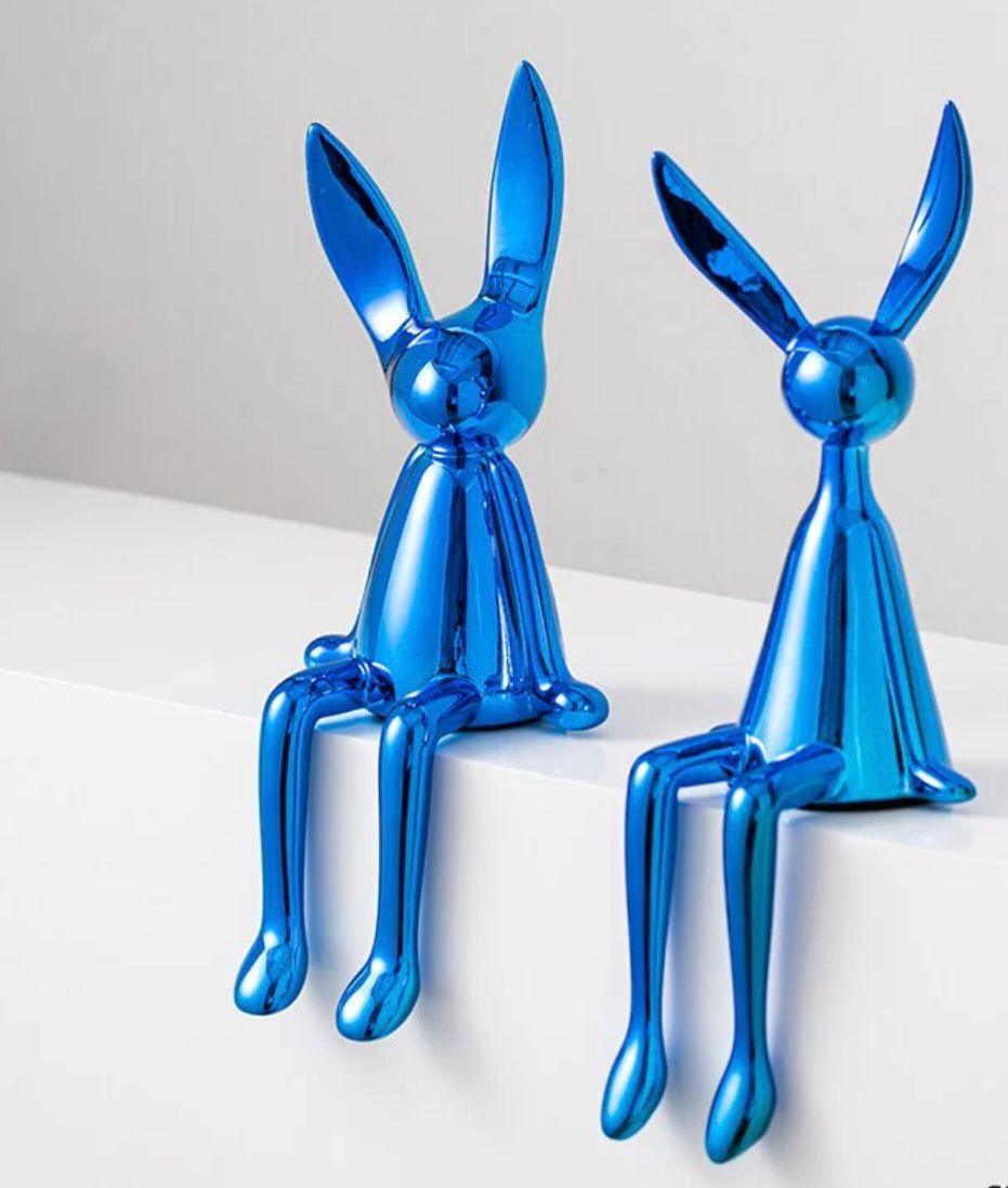 Electroplated Persian Bunny Relaxing