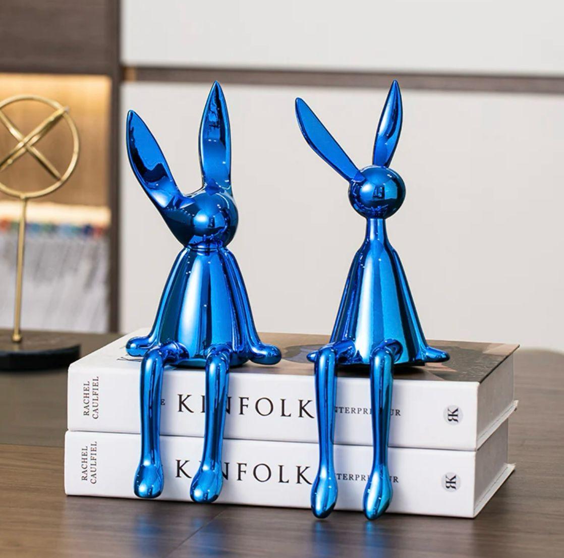 Electroplated Persian Bunny Relaxing