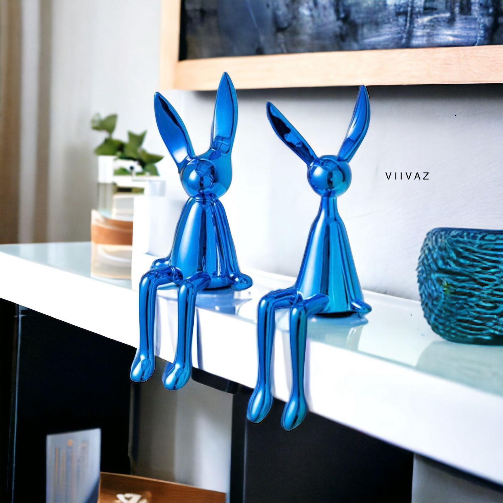 Electroplated Persian Bunny Relaxing