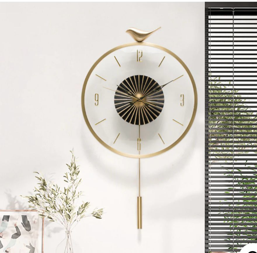 Italian Pendulum Bird Clock