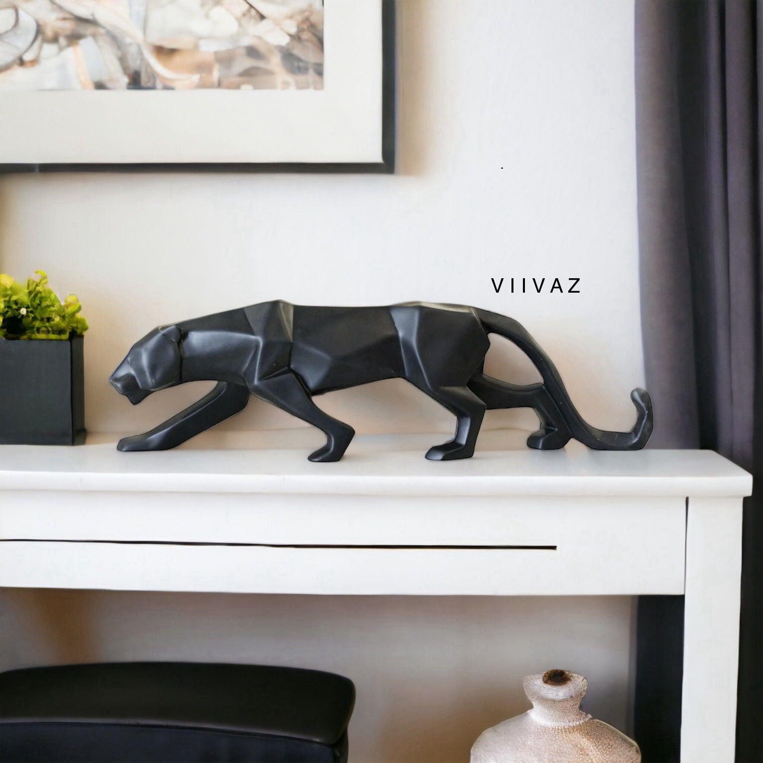 Modern Art Geometric Panther