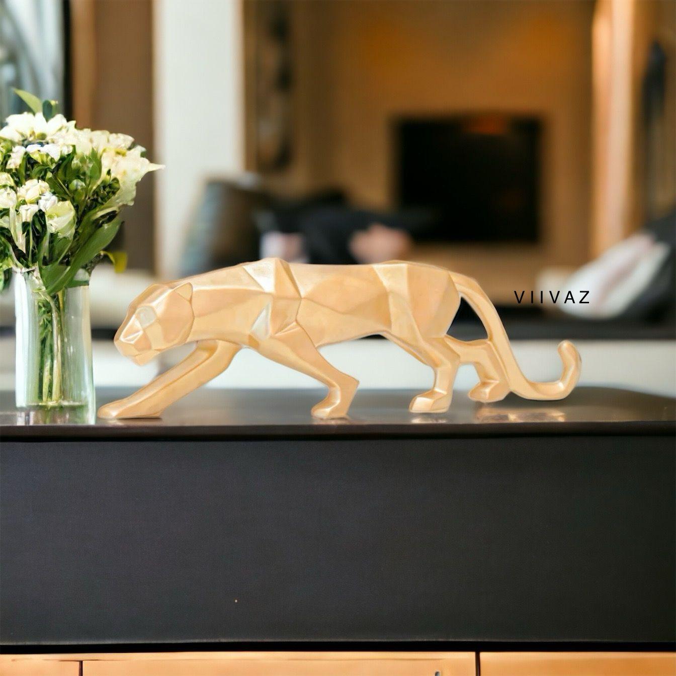 Modern Art Geometric Panther