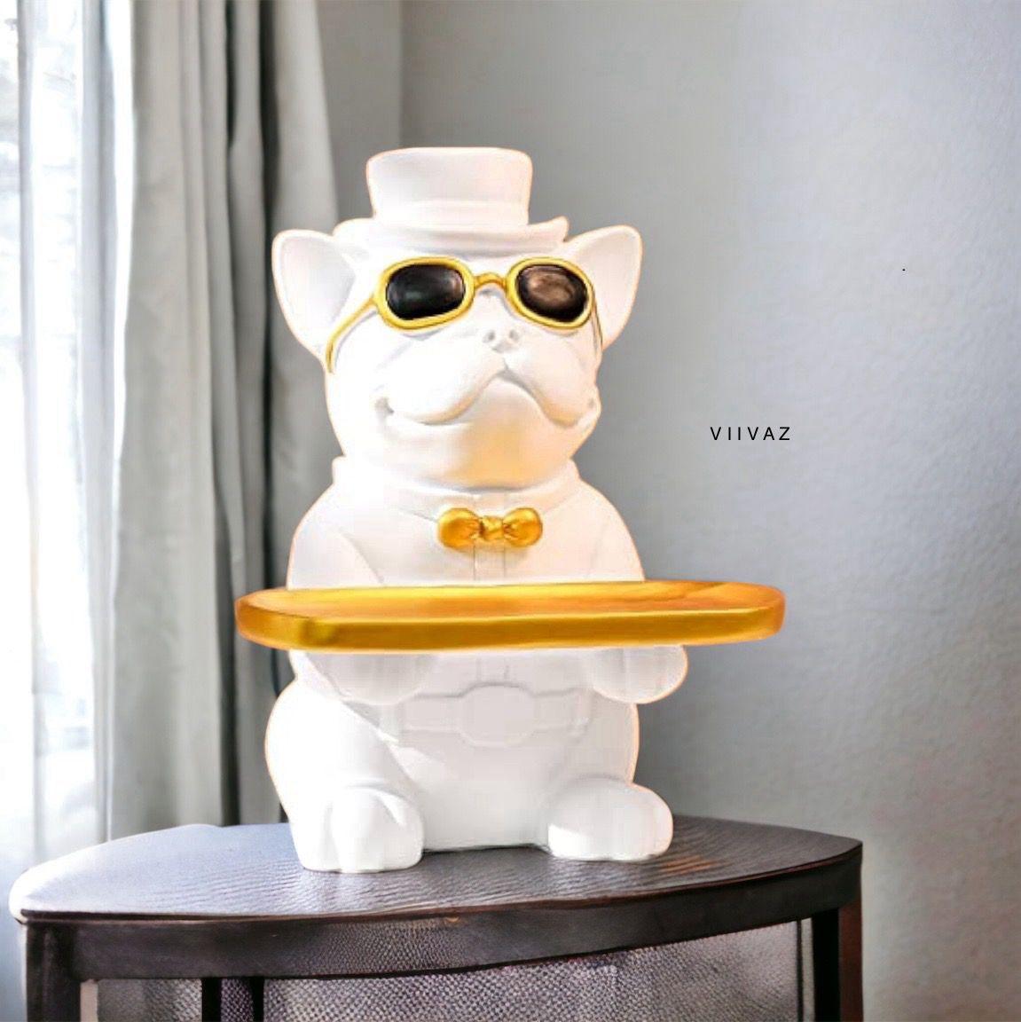 Quirky French Bulldog Tray Holder