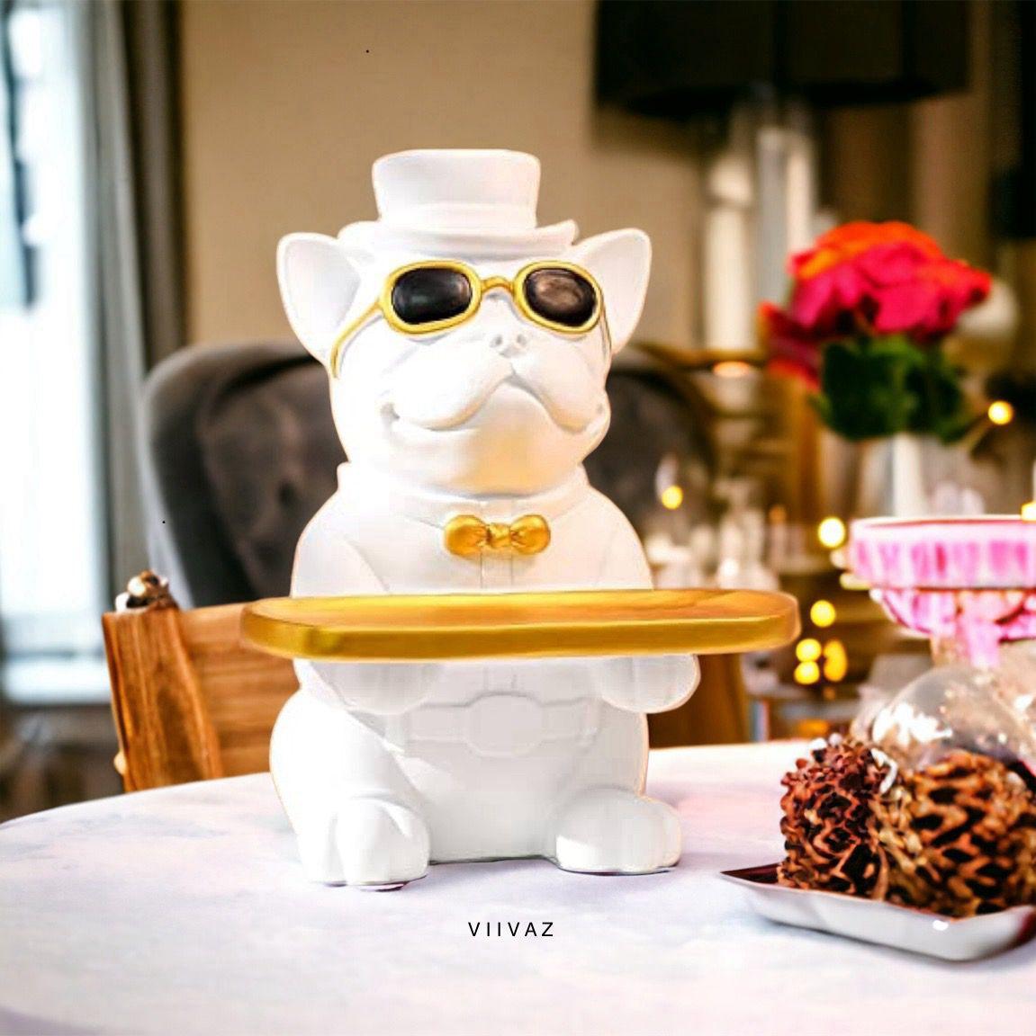 Quirky French Bulldog Tray Holder