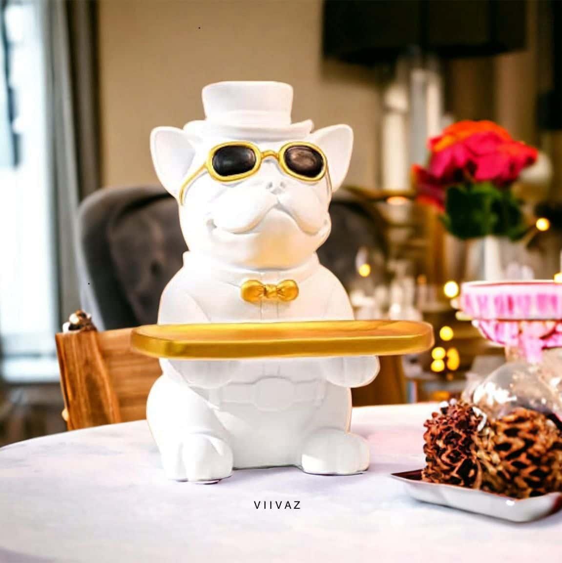 Quirky French Bulldog Tray Holder