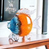 Murano Glass Fish Sculpture Style 1