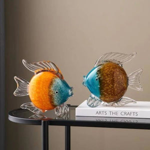 MURANO GLASS FISH SCULPTURE STYLE 2