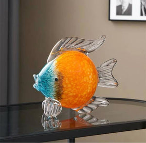Murano Glass Fish Sculpture Style 1