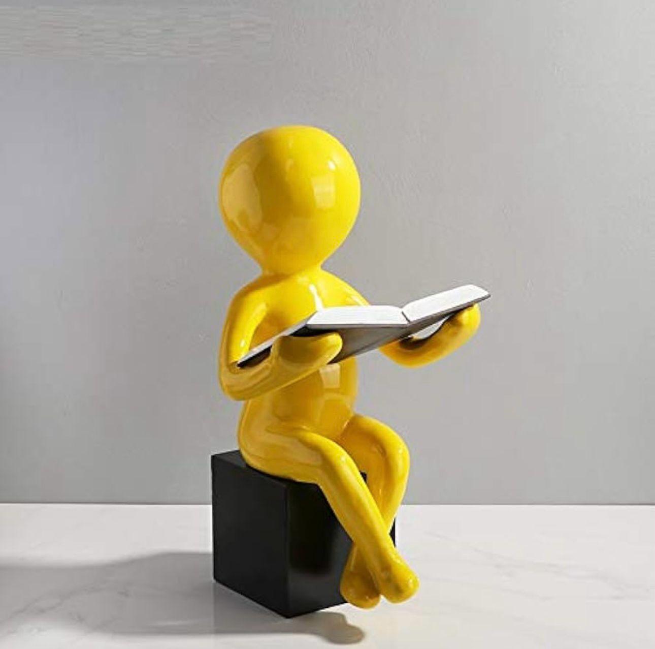 Scholar Man Reading Novel