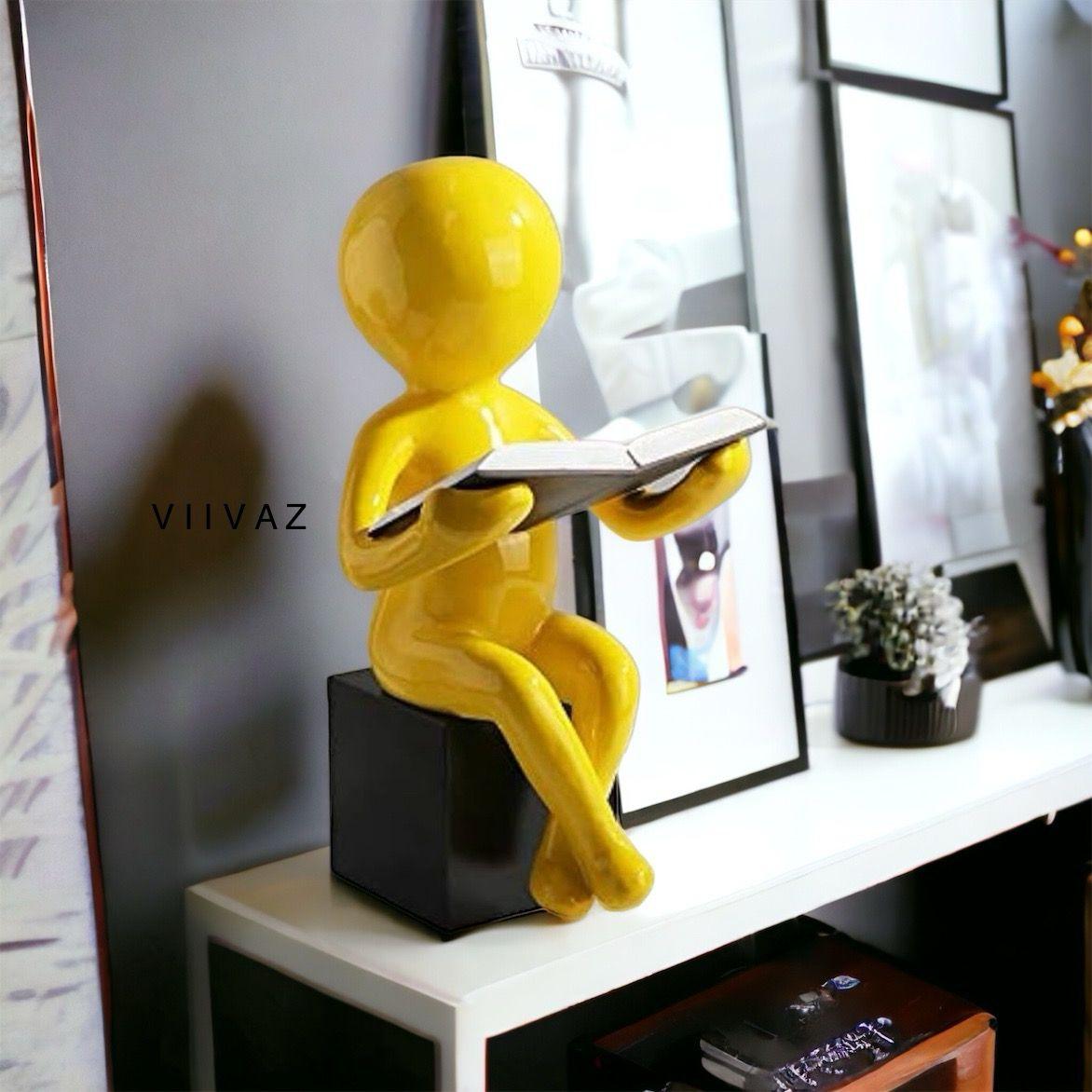 Scholar Man Reading Novel