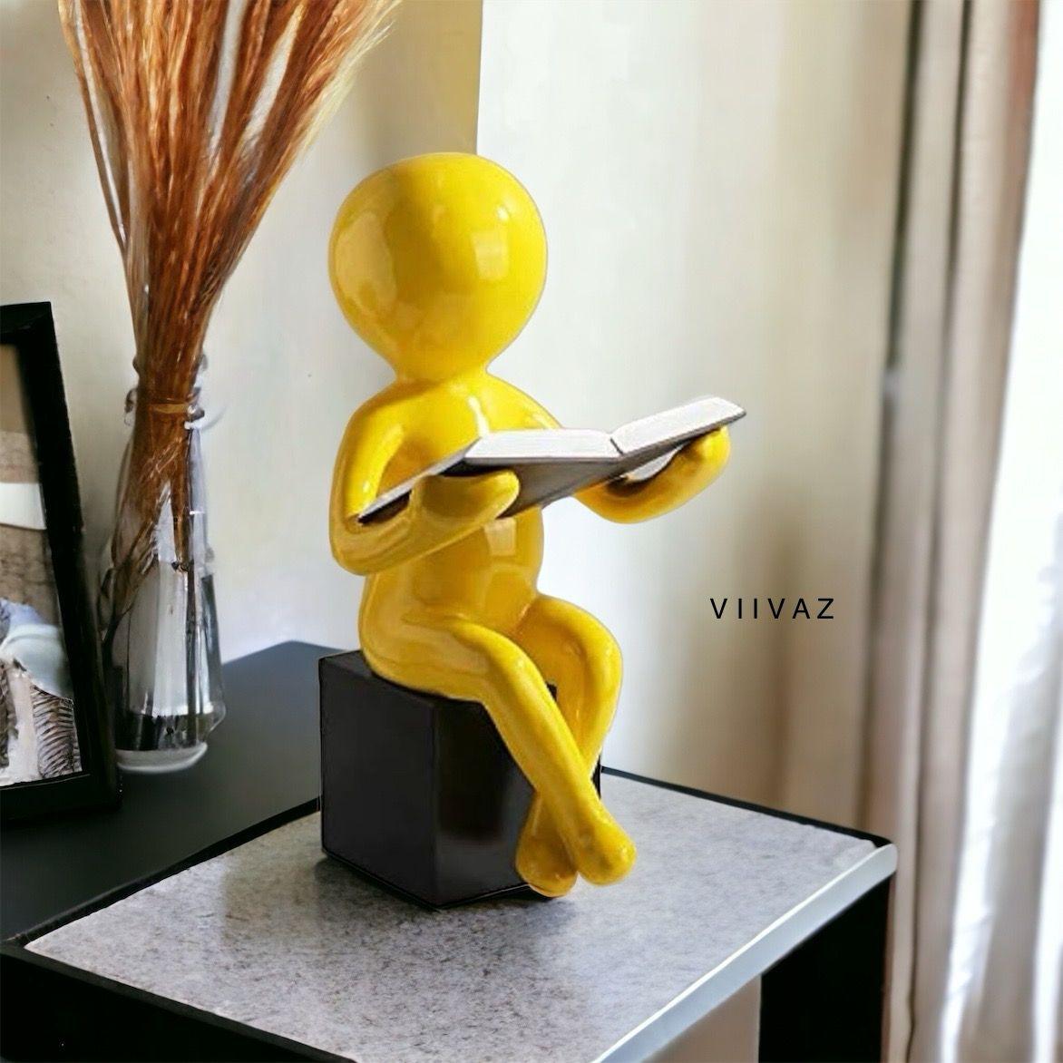 Scholar Man Reading Novel