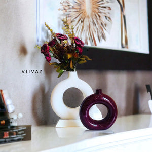 Donut Vase Pair