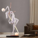 Dancing Leena Humanoid Sculpture Floor Lamp