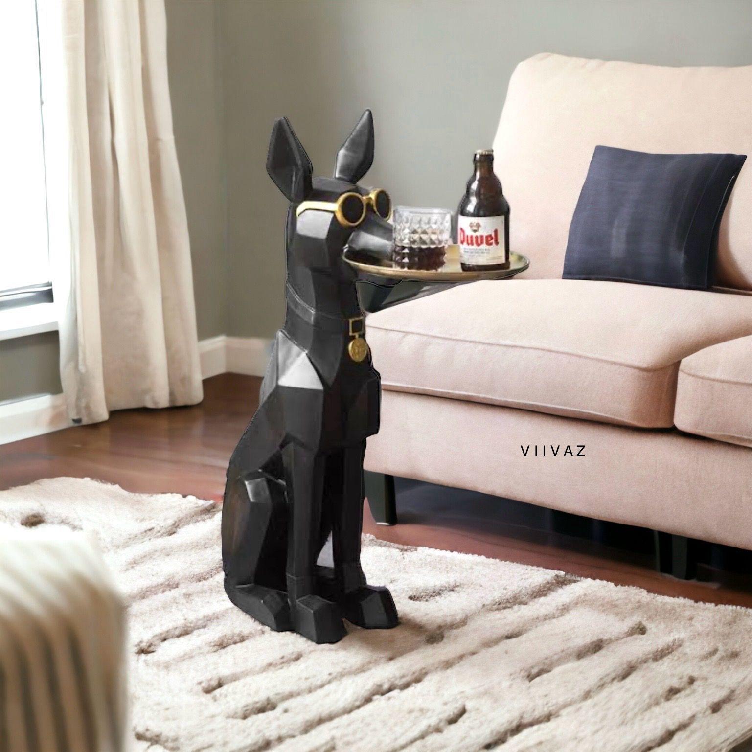 Mr Wang Statue with Tray