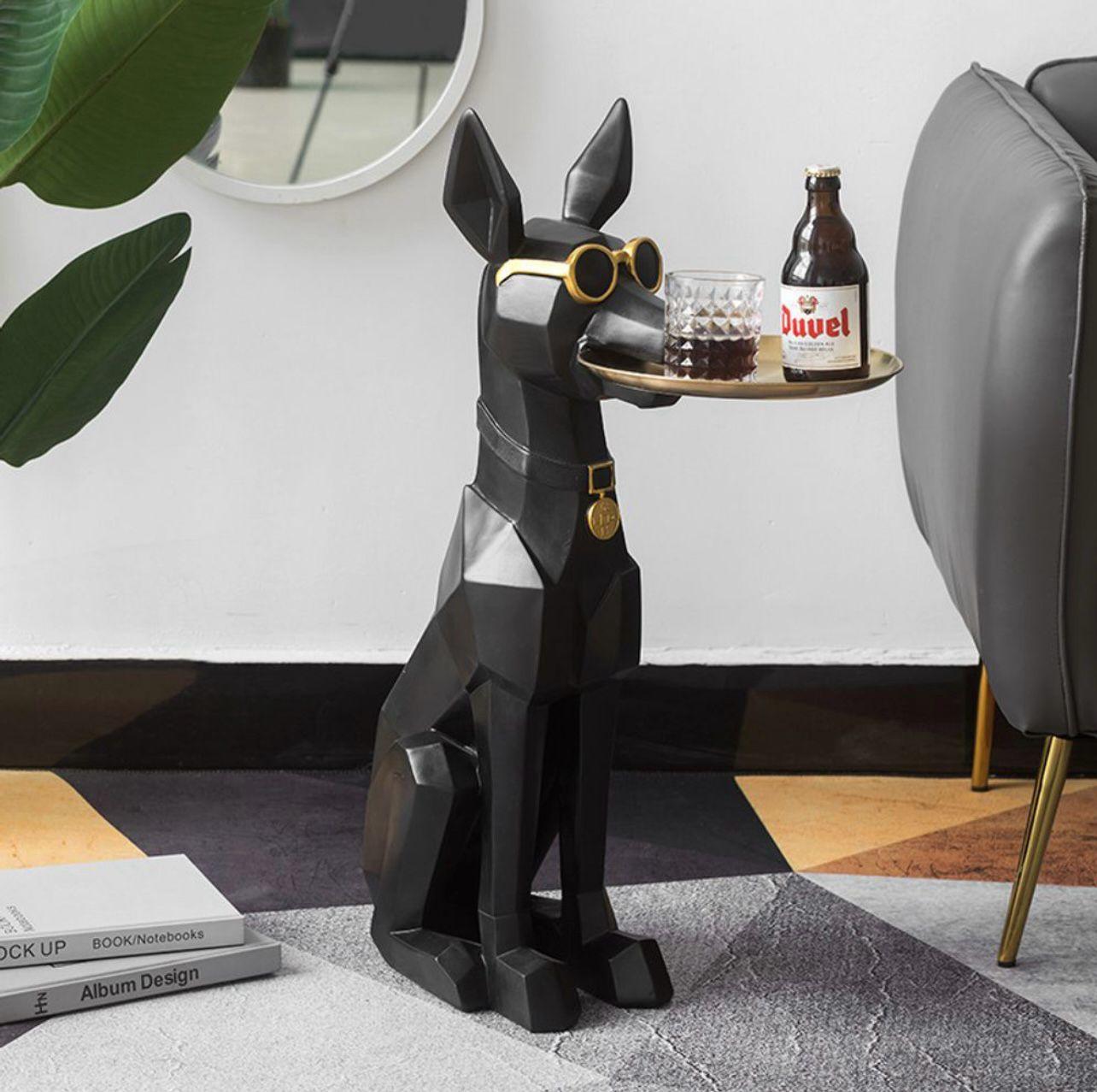 Mr Mark Statue with Tray