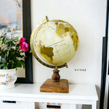 French Laminated White Globe